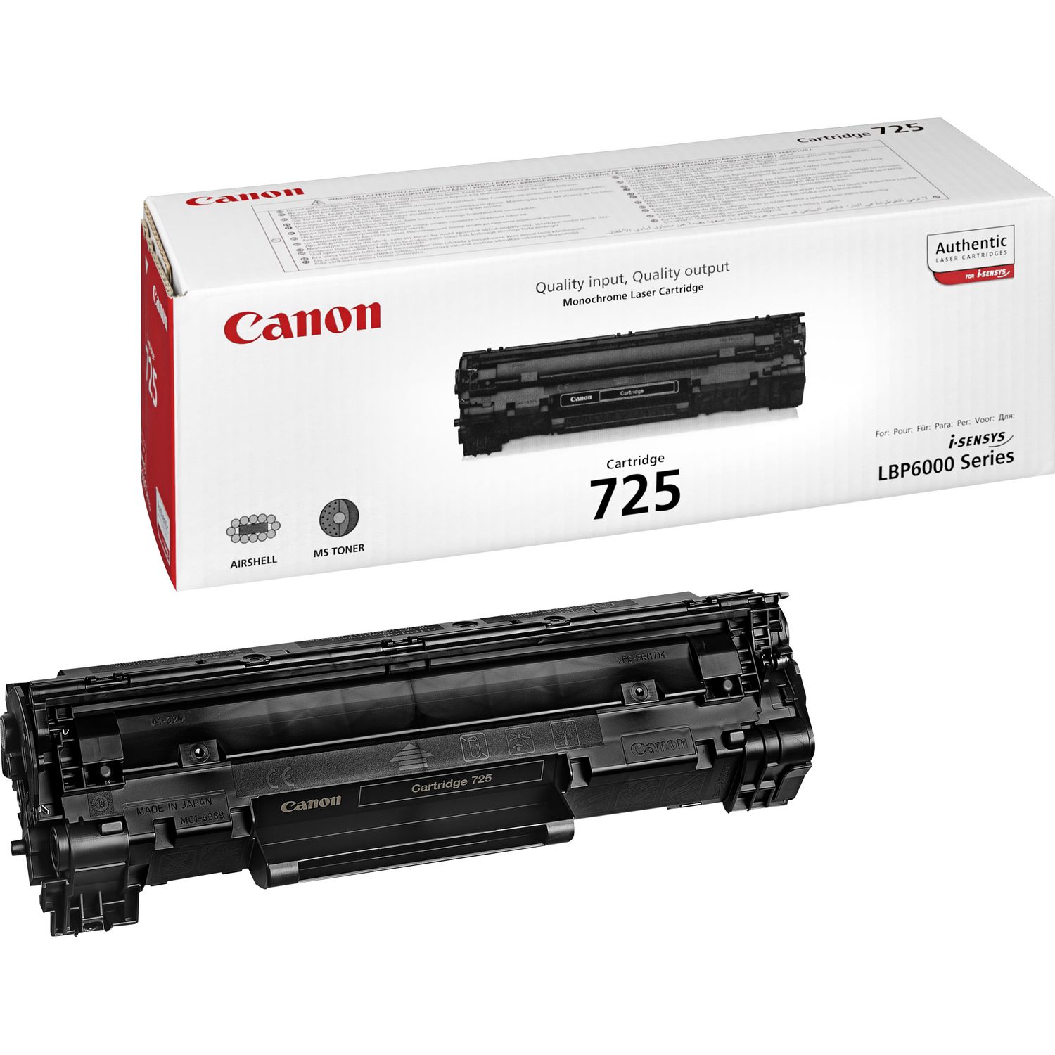 کارتریج لیزری مشکی کانن 725 Canon