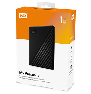 هارد اکسترنال وسترن دیجیتال مدل My Passport WDBYvg0010BBK-WESN ظرفیت 1 ترابایت