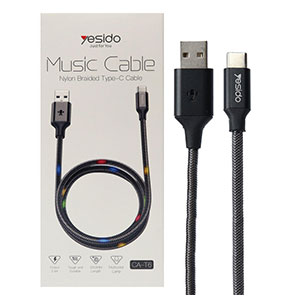 کابل تبدیل USB به USB-C یسیدو مدل CA-T6  طول ۱.۲ متر