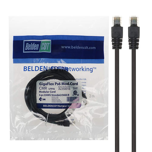پچ کورد Cat6 بلدن مدل 4040016 UTP طول 3 متر