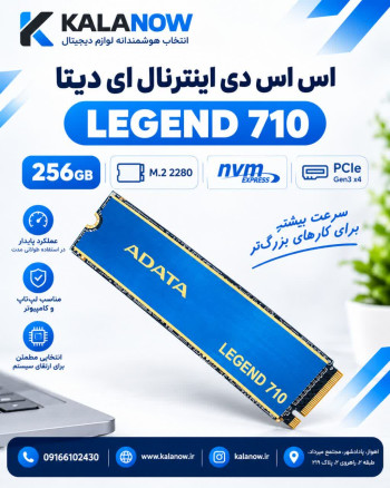 اس اس دی 256 گیگابایت ای دیتا مدل LEGEND 710 PCIe M.2 2280